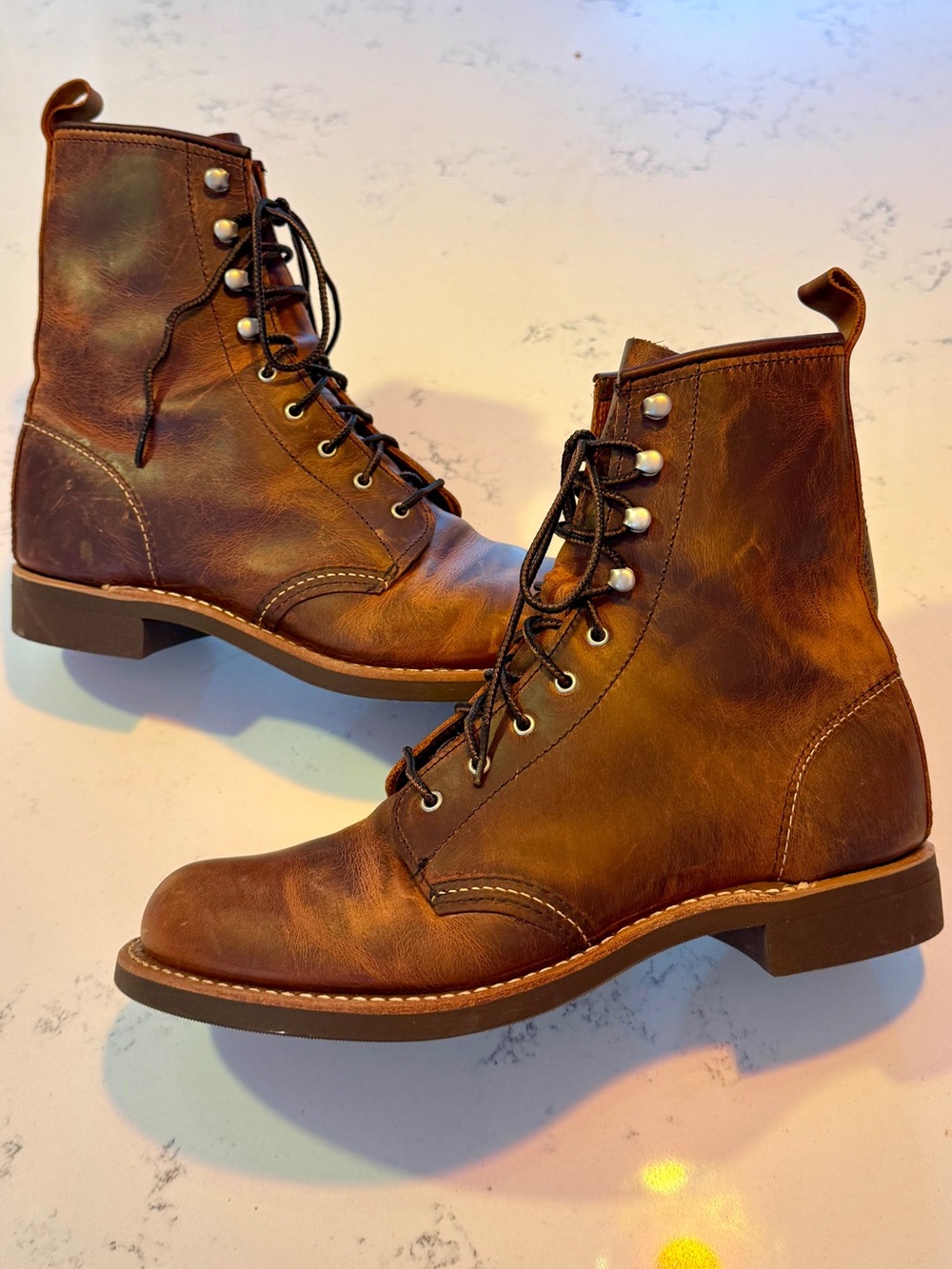 Women’s Red Wing Heritage Silversmith short boot copper rough + tough 8.5 9
